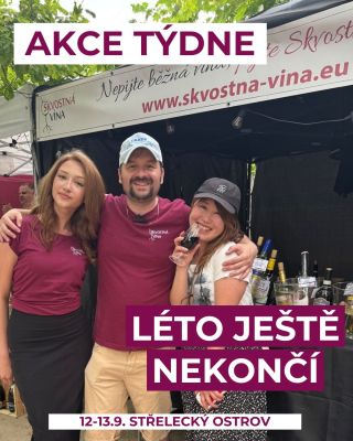 🌞 Babí léto + Praha + Skvostná vína = ❤️ 📅 12.–13. 9. 2025 | Střelecký ostrov 🥂 Vstup zdarma