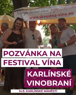 🥂🍇 Skvostná vína vás zvou na Karlínské vinobraní! 🗓️ Kdy: 14. 9. 2025 ⏰ 11:00–19:00 📍 Kde: Karlínské náměstí, Praha 🍷🇮🇹...
